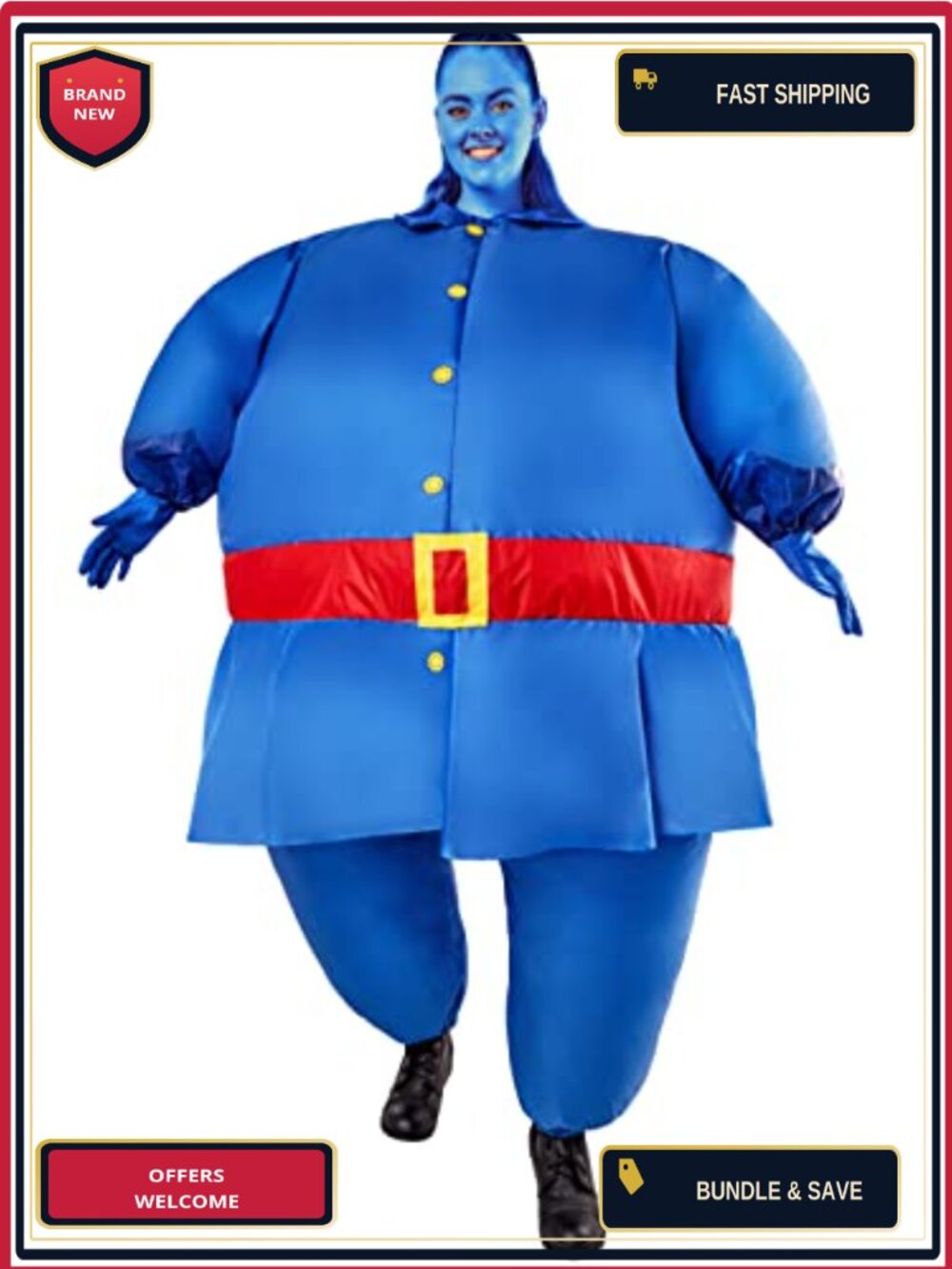 Inflatable Violet Beauregard Costume Adult Womens One Size